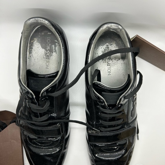 Louis Vuitton patent leather shoe sneaker size 11 - Picture 3 of 13